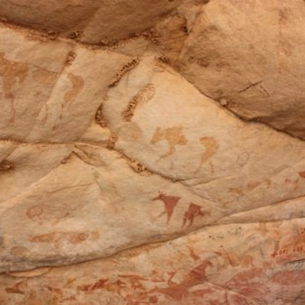 gravure prehistoire grotte camping Niaux Ariège Le Sédour
